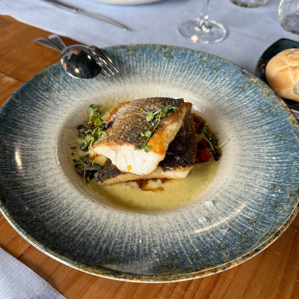 Plato restaurante La Ostería