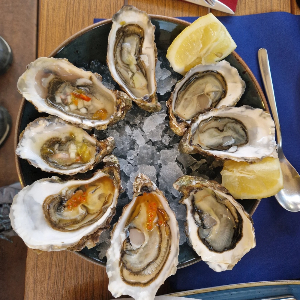 Plato restaurante La Ostería