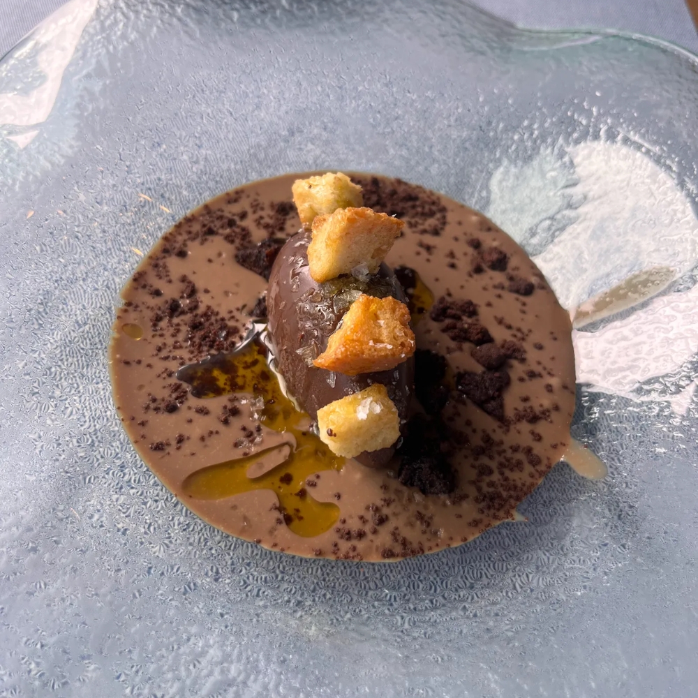 Plato restaurante La Ostería