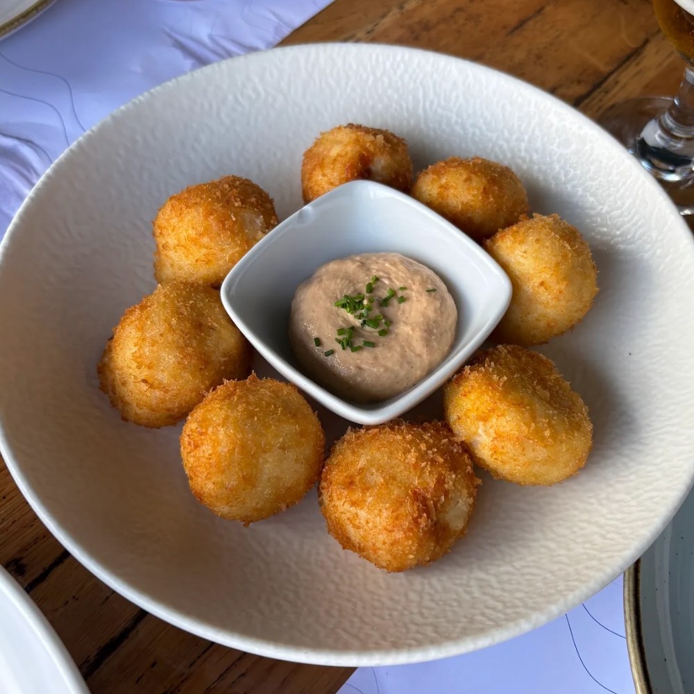 Plato restaurante La Ostería
