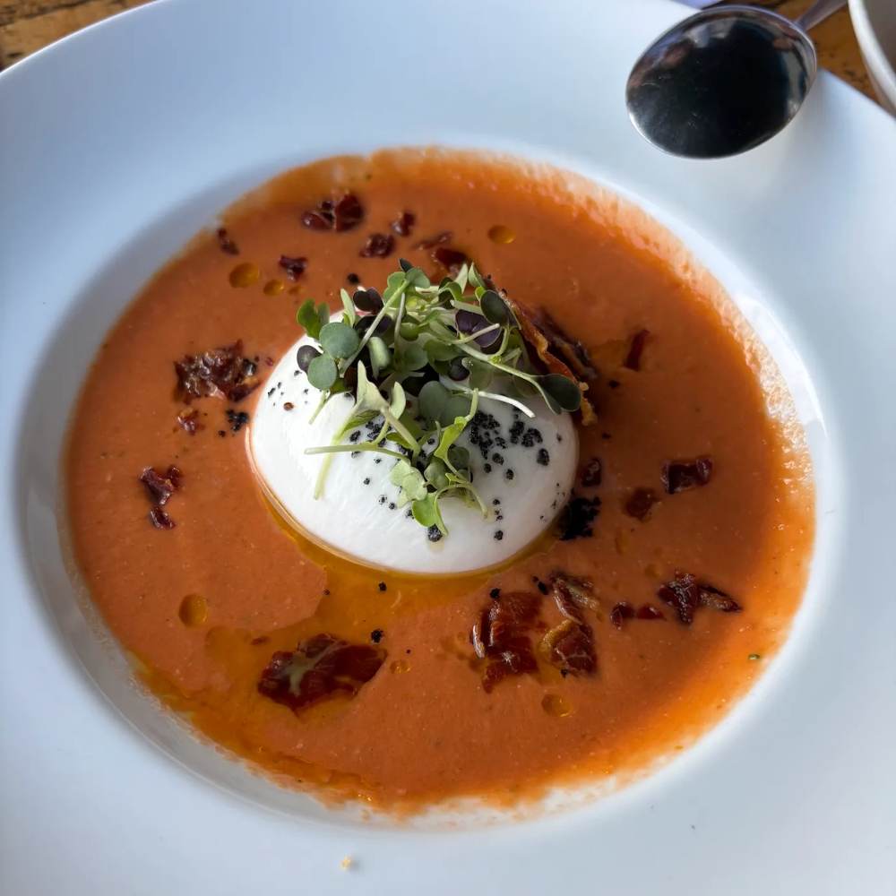 Plato restaurante La Ostería