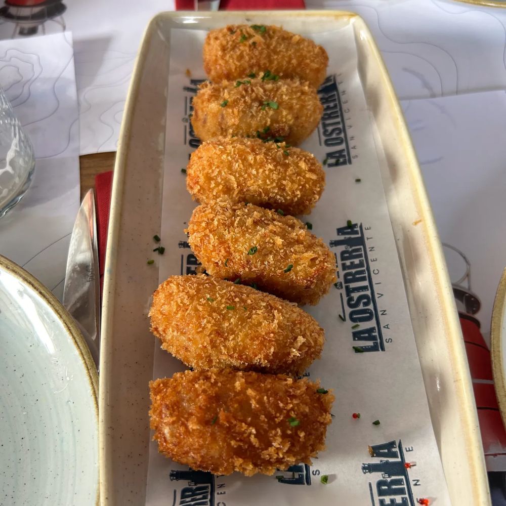 Plato restaurante La Ostería