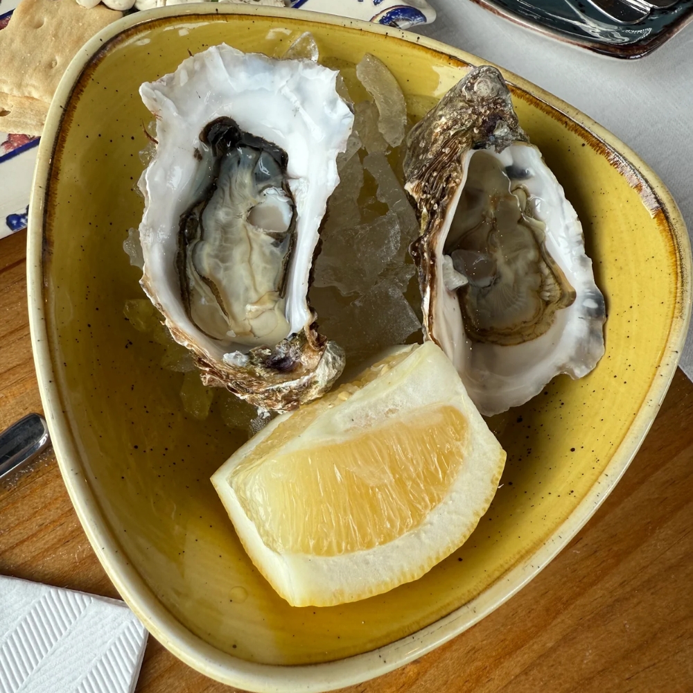 Plato restaurante La Ostería